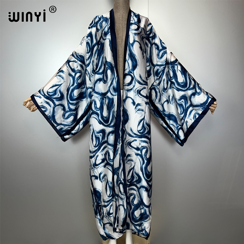 Cover Up Kaftan - فستان سترة بوهيمي من WINYI ملابس