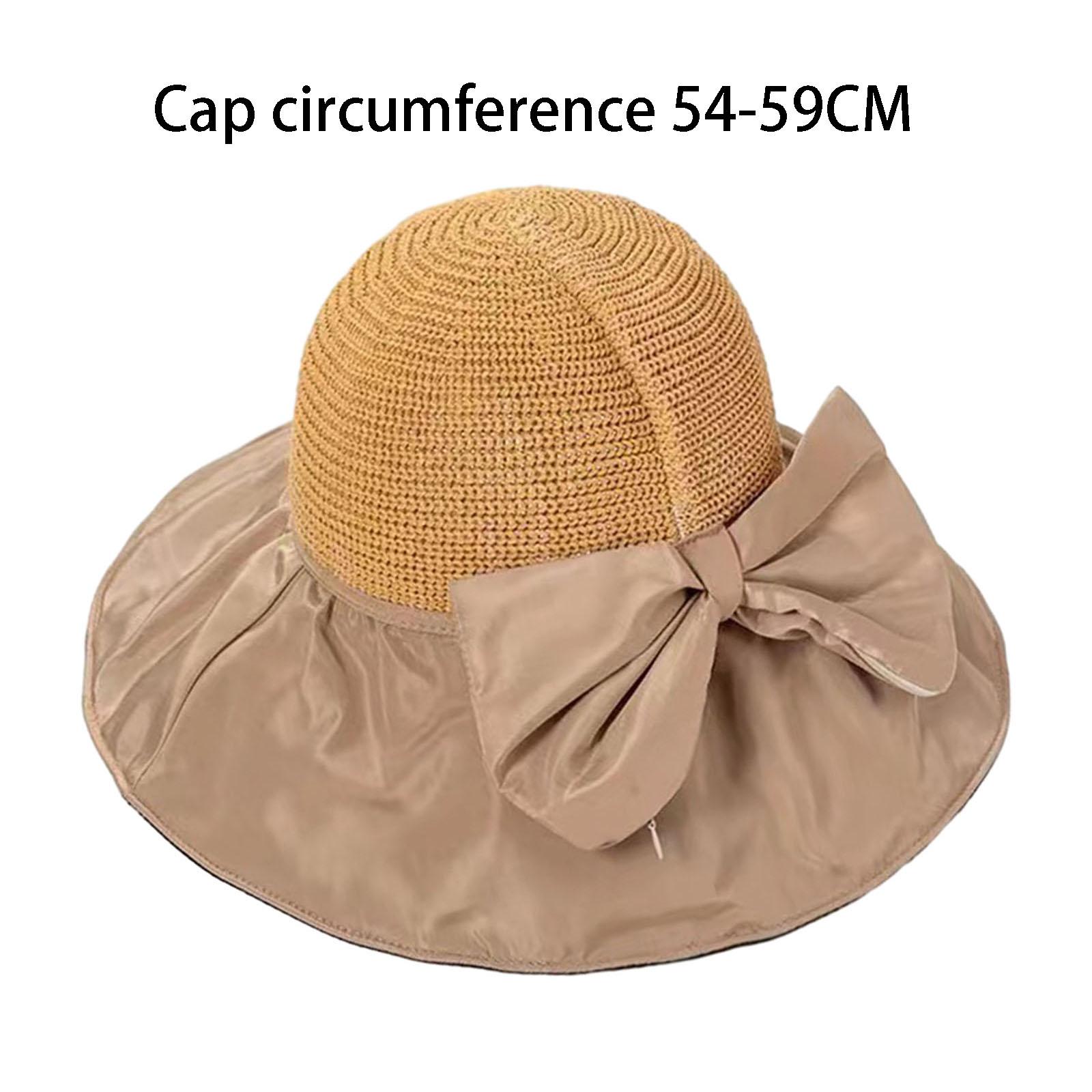 Hat Floppy Wide - قبعة شمس نسائية واسعة الحواف، قبعة