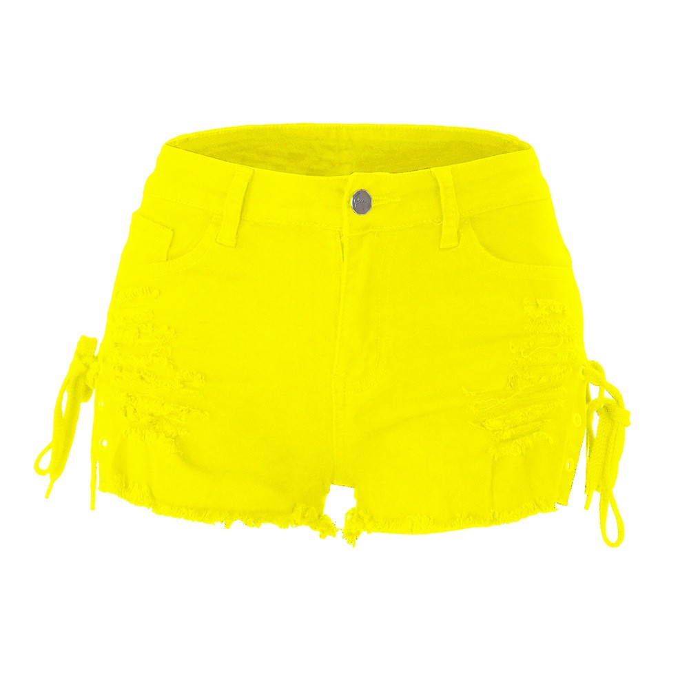 شورت نسائي Y2k منخفض الخصر، شو - مراجعة Shorts Denim Frayed وسعره