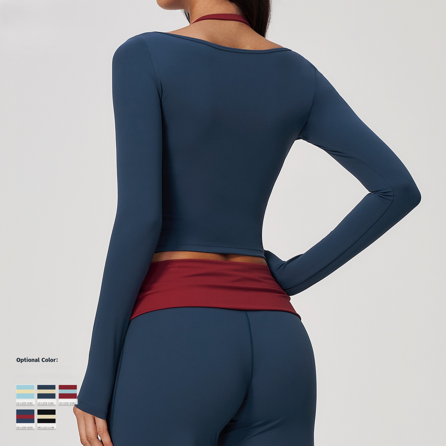 بلوزة يوغا بتصميم قطعتين وهميت - مراجعة Crop Top Crochet وسعره