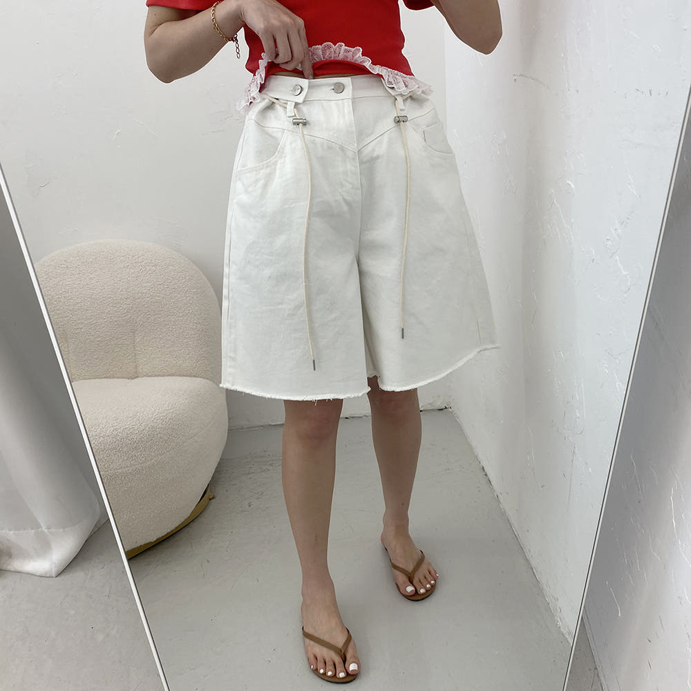 شورت جينز نسائي صيفي 2026 بتصم - مراجعة Shorts Denim Frayed وسعره